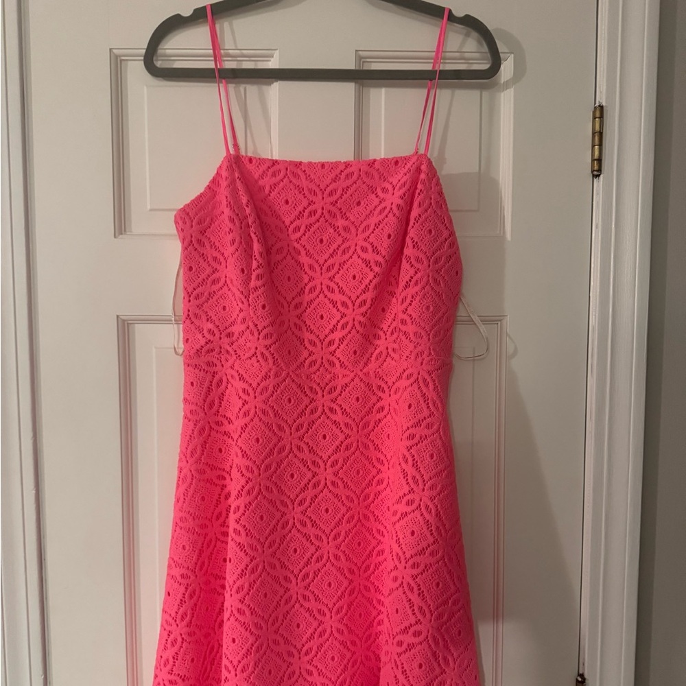 Lily Pulitzer Pink Jennilee Dress. size medium